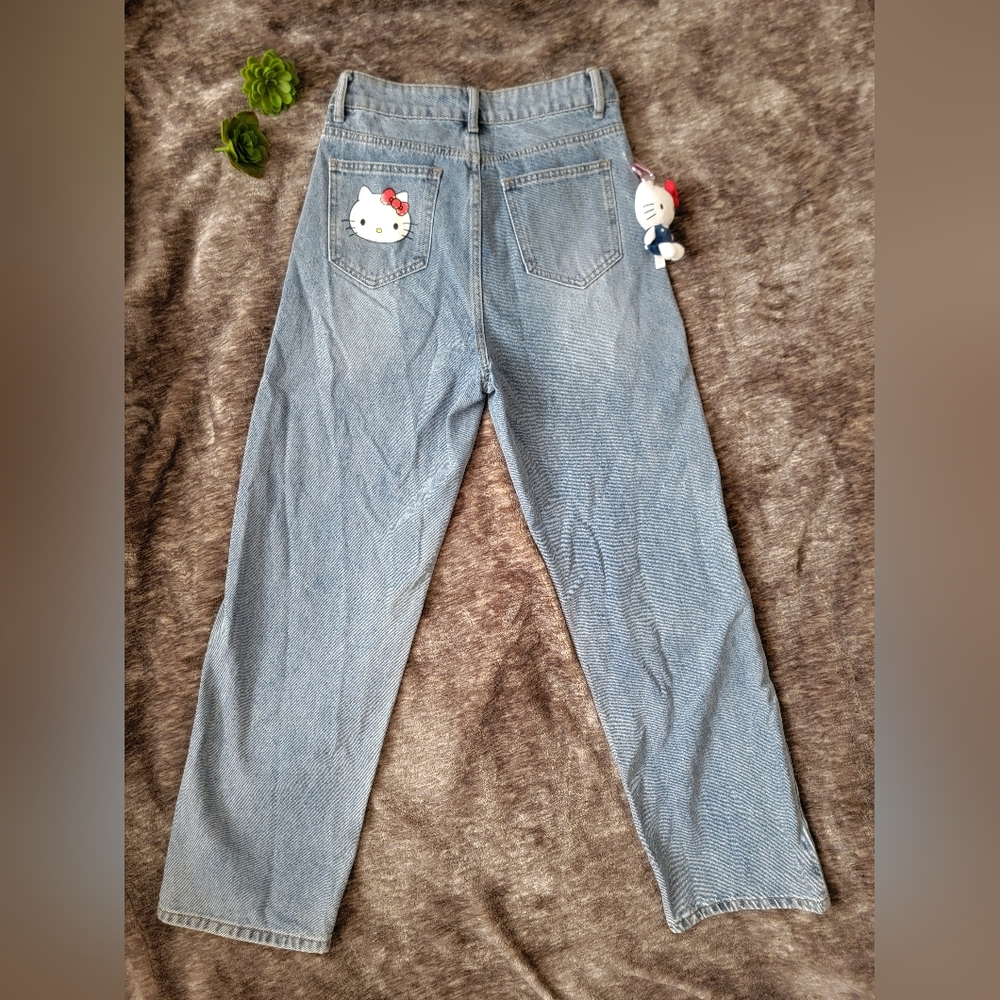 Hello Kitty Blue Denim Jeans - Picture 4 of 4